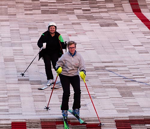 foto van op oude skipiste Zondal